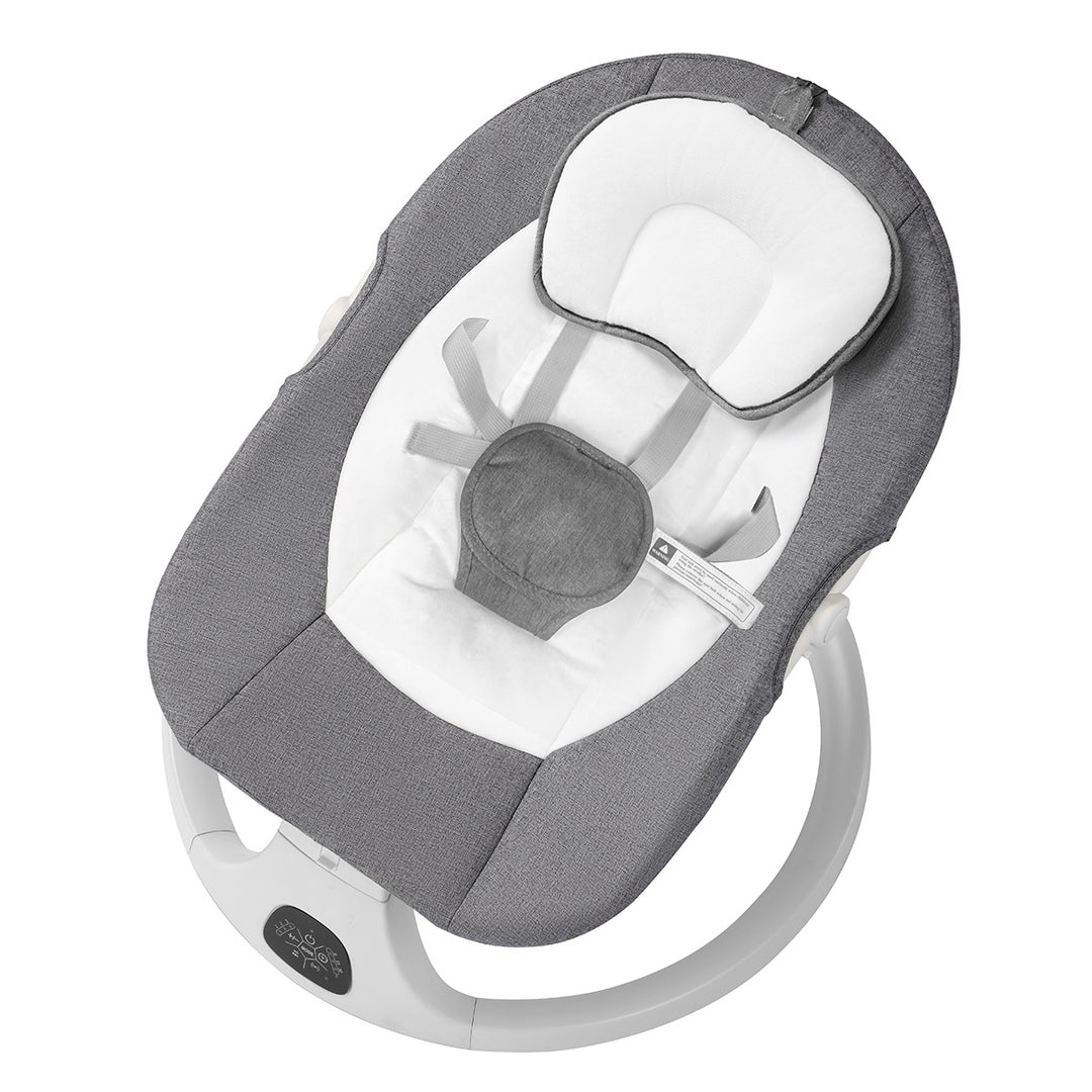 Baby bouncer with music and toys, from birth
