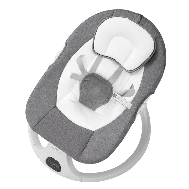 Baby bouncer with music and toys, from birth