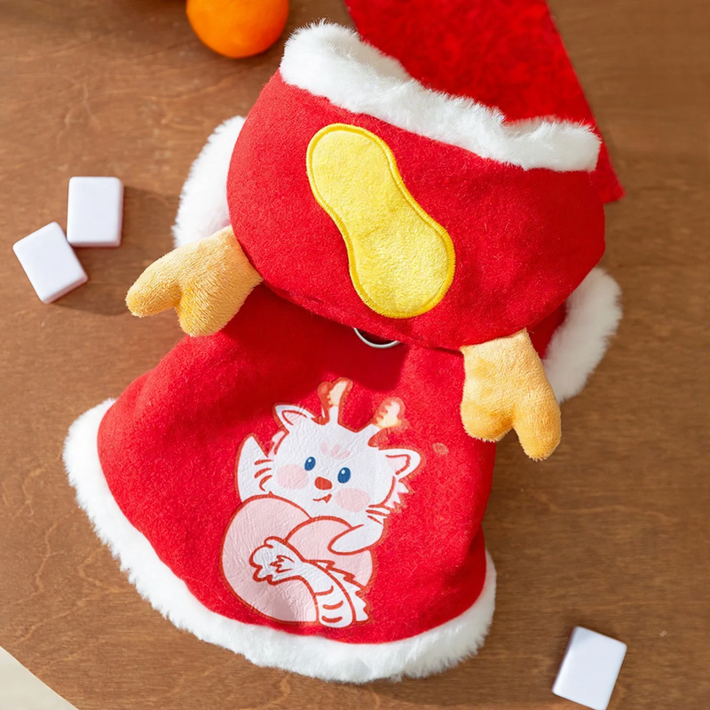 New Year sweater for dogs and cats, fleece