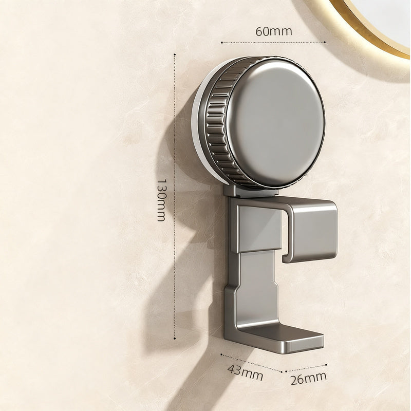 Suction cup sink hook, height adjustable