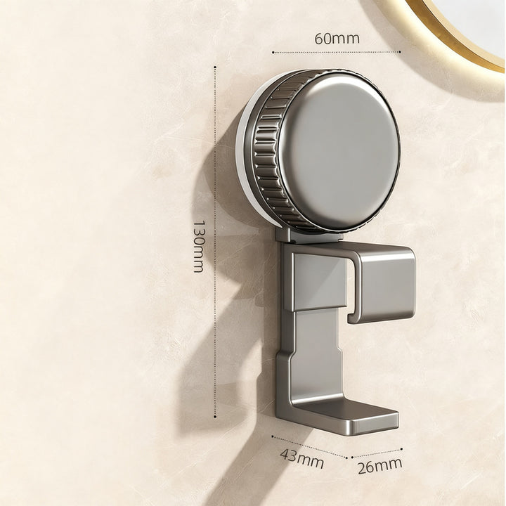 Suction cup sink hook, height adjustable