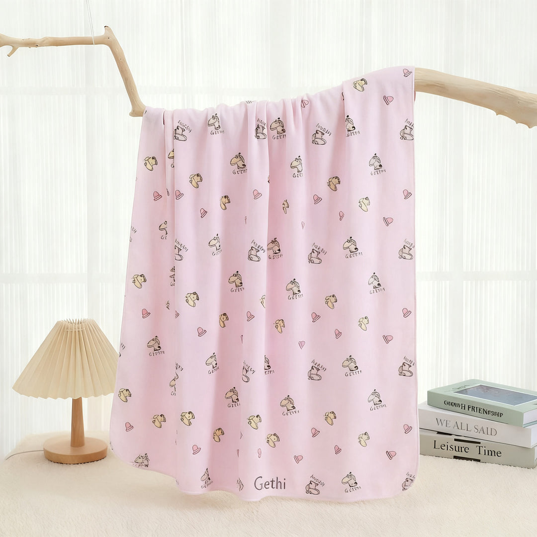 Baby changing cloth made of cotton, 90×90 cm