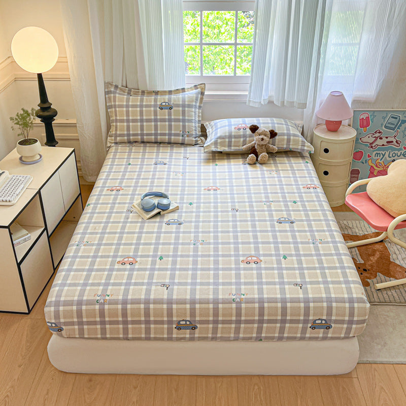 Cotton bed sheet with print, 100% cotton