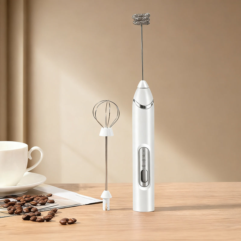 Electric milk frother, USB-C, multiple functions