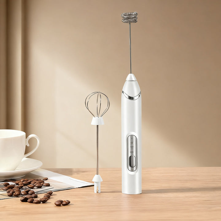 Electric milk frother, USB-C, multiple functions