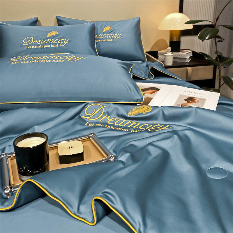 Summer bedding, 4-piece, lightweight and cooling