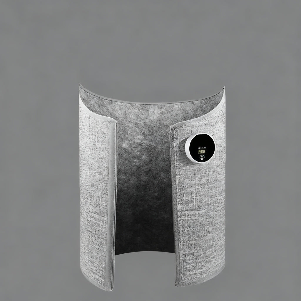 Electric foot warmer with temperature control, model HB-001