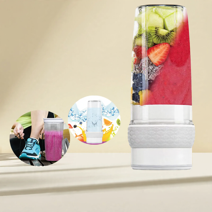 Portable mixer cup, 600–800 ml, plastic
