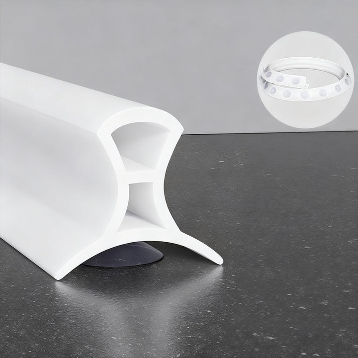 Silicone sealing strip for shower, adjustable