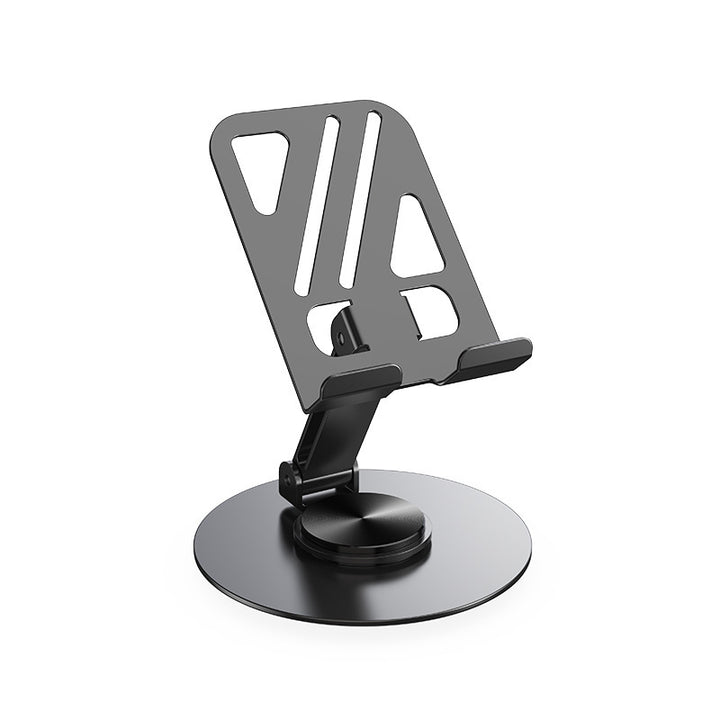 Rotating phone holder made of steel