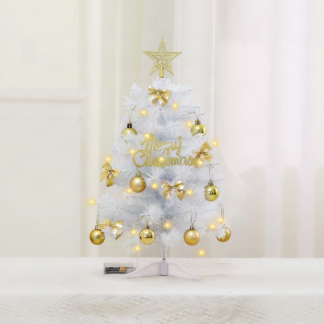 Artificial Christmas tree 130 cm incl. string lights