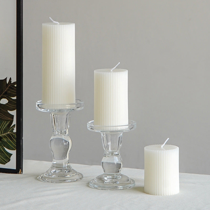 Scented candle, cylinder, handcrafted