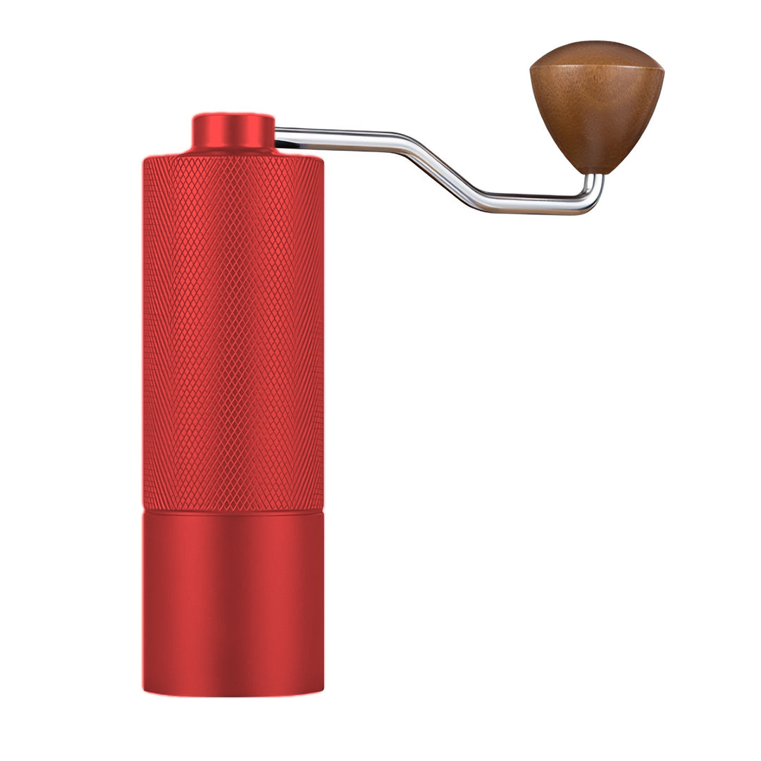 Hand coffee grinder with steel core, luxury design