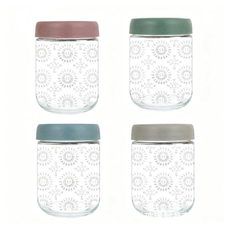 Glass jar with lid, 500 ml