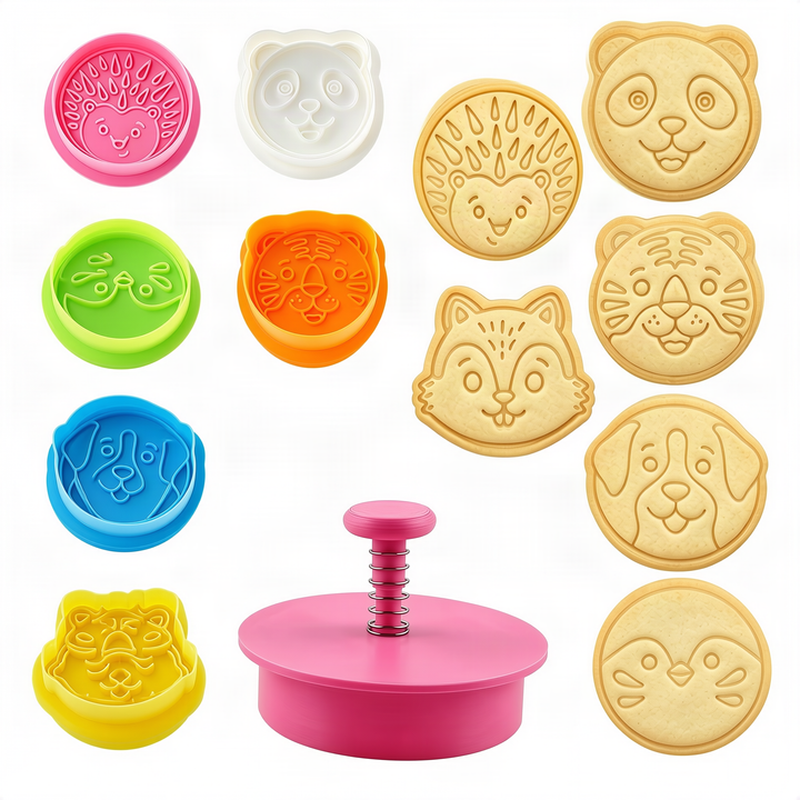 Cookie cutters plastic, various designs