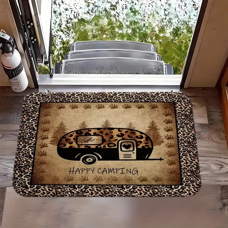 Doormat with automotive, square, polyester