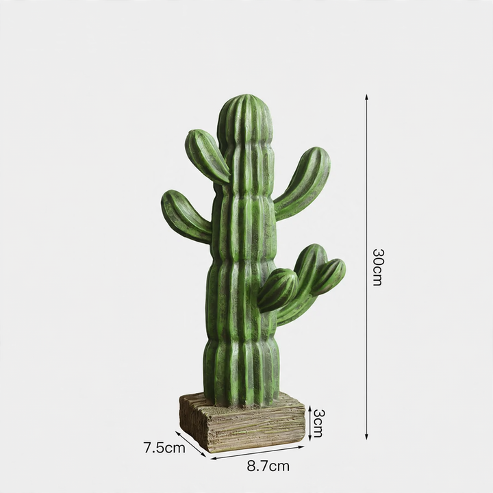 Resin decorative figure cactus, Nordic design