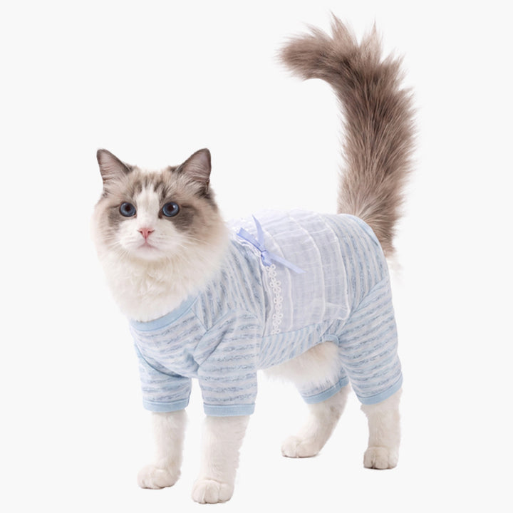 Cat belly protection, thin, four legs, summer
