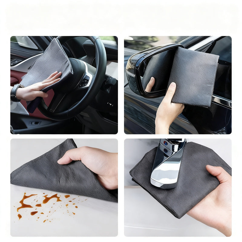 Microfiber cleaning cloths, versatile use