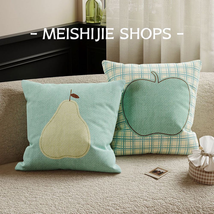 Decorative cushions with filling, plush, square