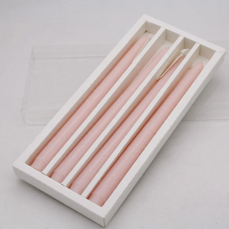 T-shaped glass candle holder, soda-lime glass