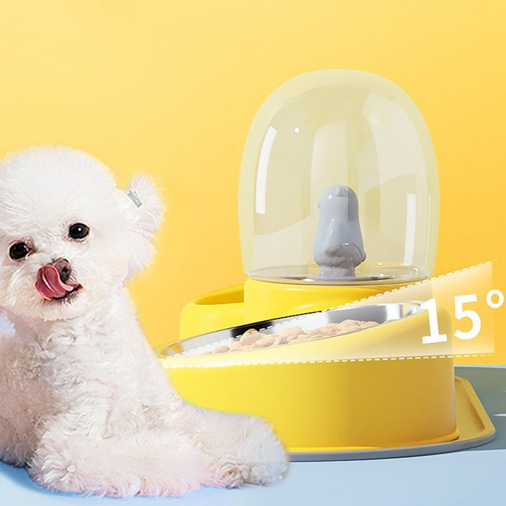 Double bowl for dogs and cats, 330–500 ml