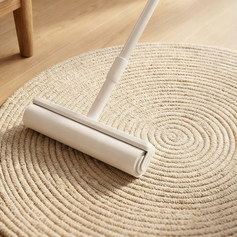 Lint roller with extendable handle