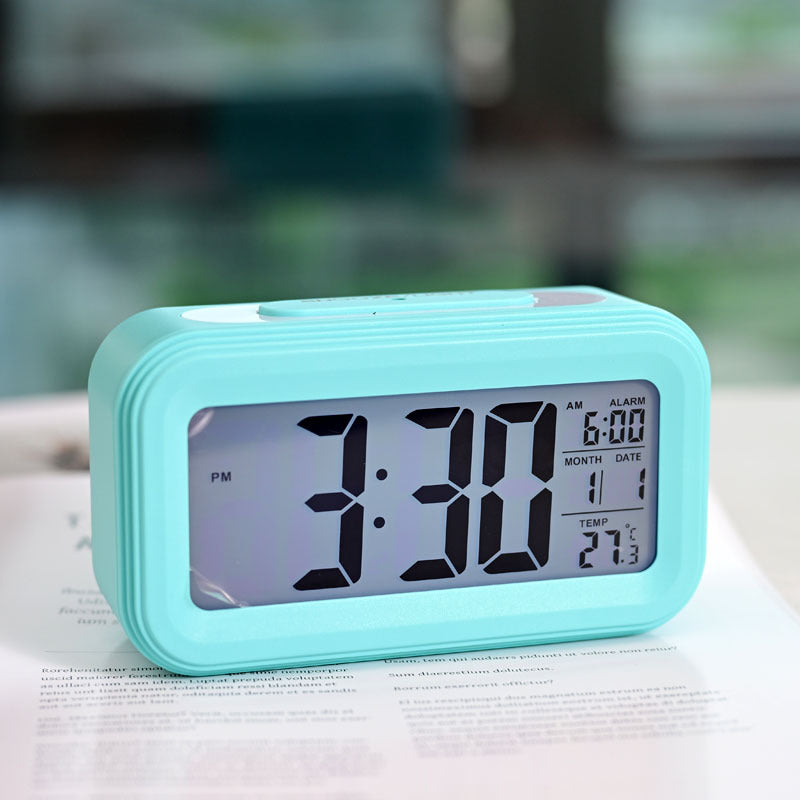 Digital Alarm Clock Light with LED Display