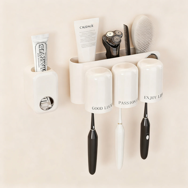Toothbrush wall holder without drilling