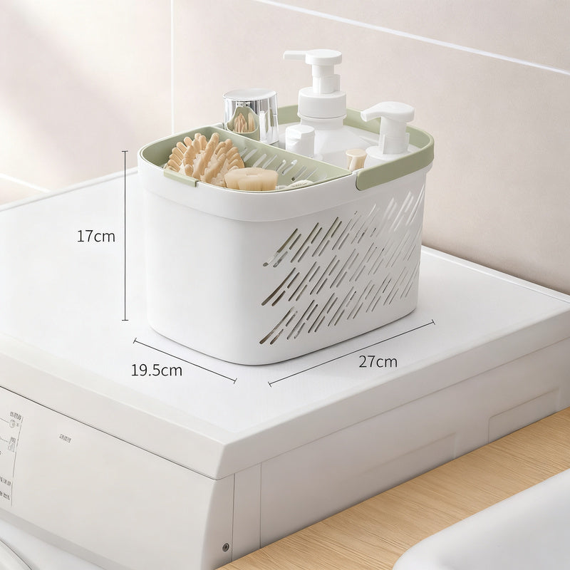 Bathroom storage basket made of PP