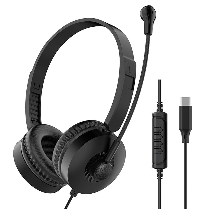 Bai'en DH800 Call Center Agent Telemarketing Outbound Customer Service Headset Computer Mobile Phone Telephone Headset