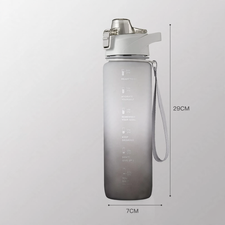 Sports water bottle made of PC, 1000 ml