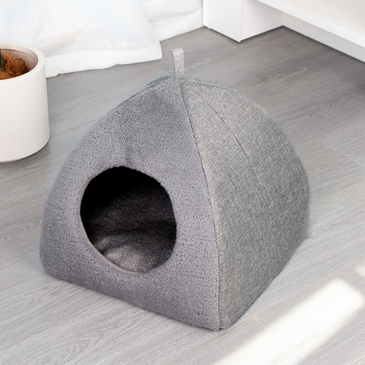 Cat cave, triangular, warming