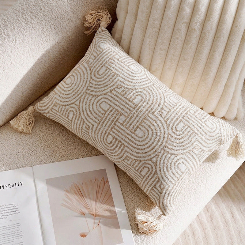 Linen pillowcase, 45 x 45 cm, modern design