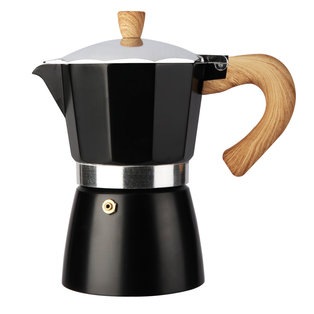 Stainless steel espresso maker