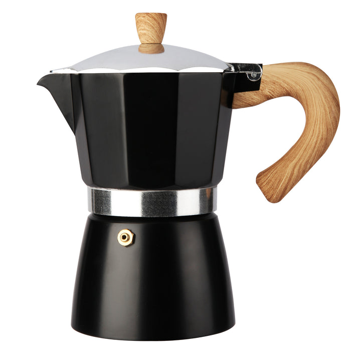 Stainless steel espresso maker