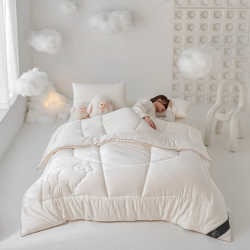 Wool blanket Australian sheep wool, winter bed