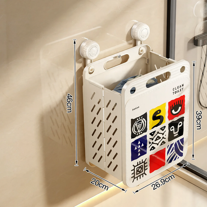 Laundry basket, foldable, large capacity