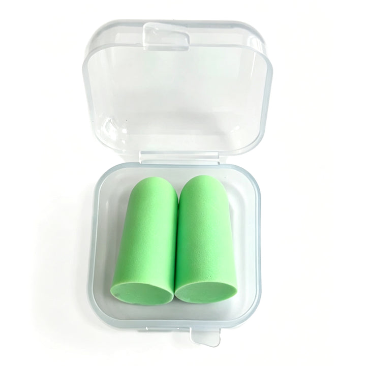 Foam ear plugs, spherical shape, 25×12 mm