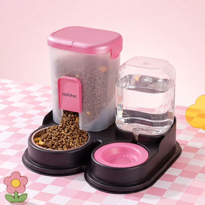 Feeding and drinking bowl for cats and dogs