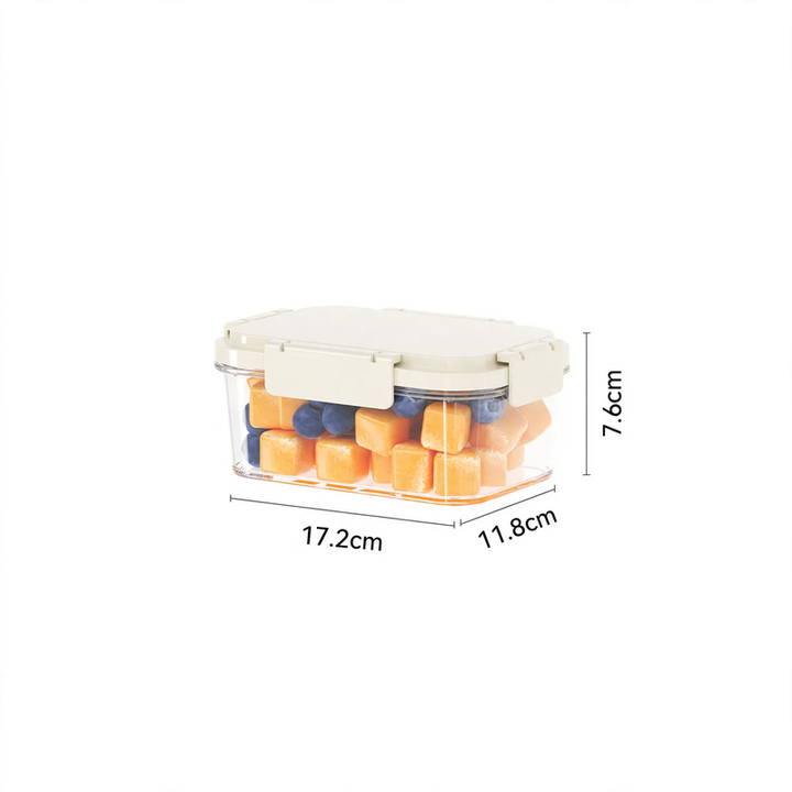Cooler with ice compartment and partition compartments