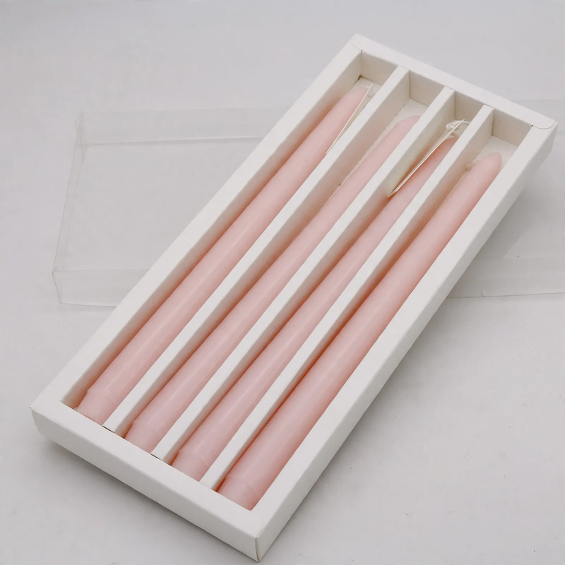 Glass candle holder, European, vintage stripes