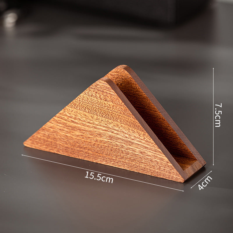 Wooden paper roll holder, multiple shapes