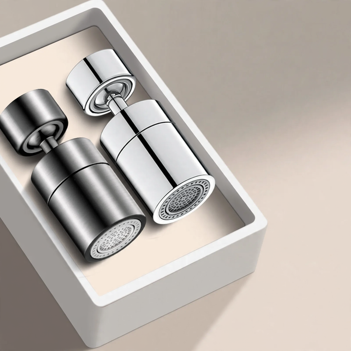 Kitchen faucet attachment with 720° rotation