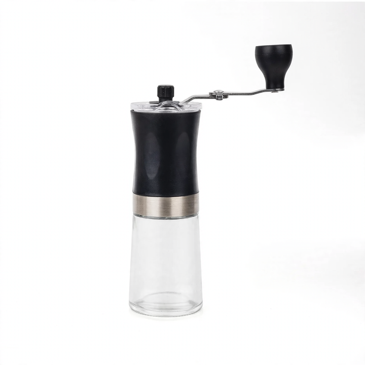 Hand crank coffee grinder, portable