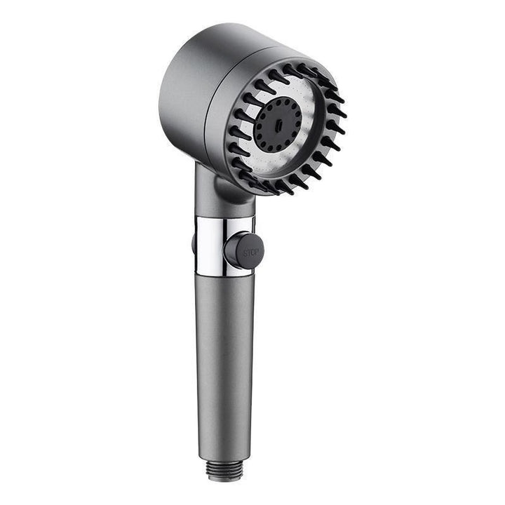 Shower head set with massage function and holder