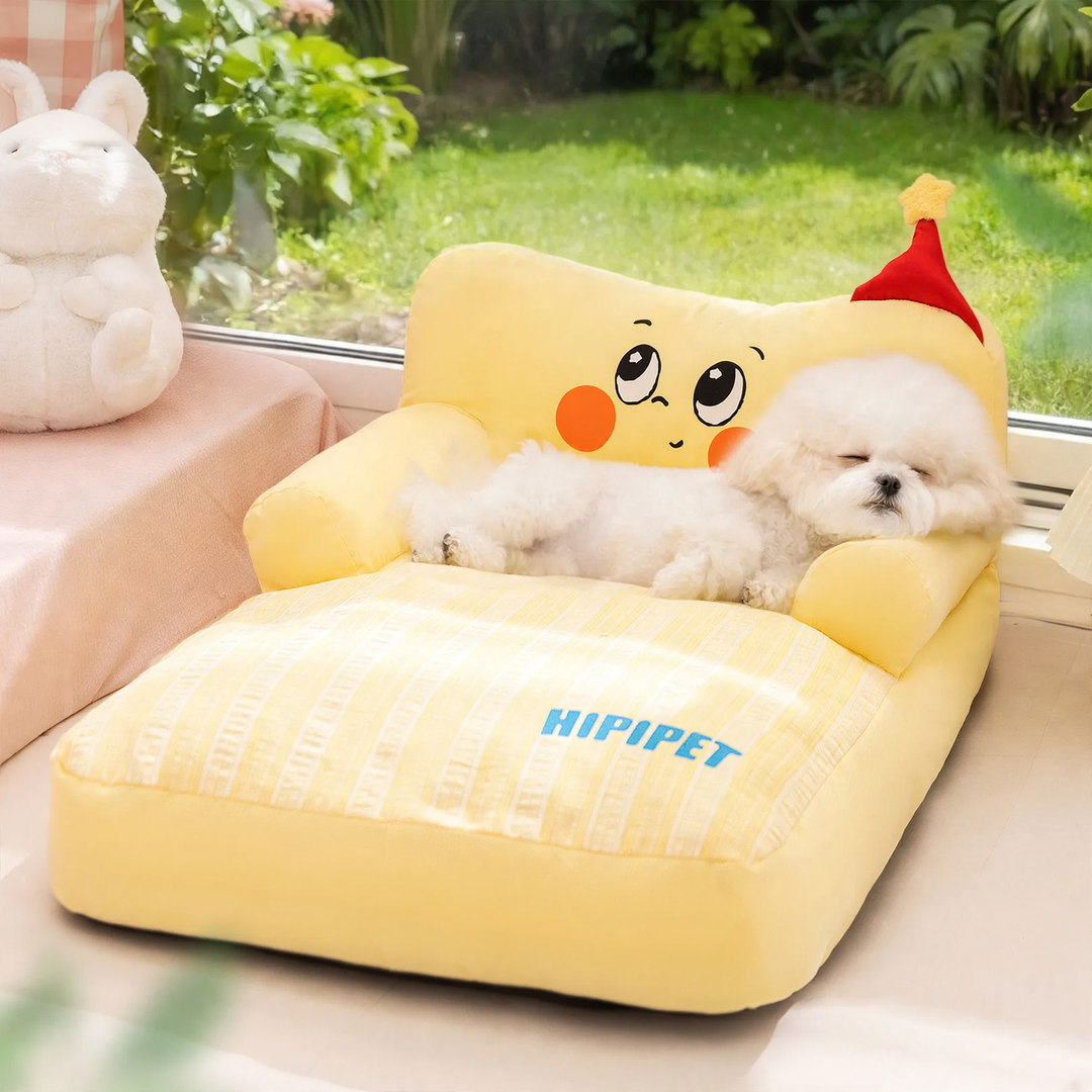 Breathable pet bed with backrest
