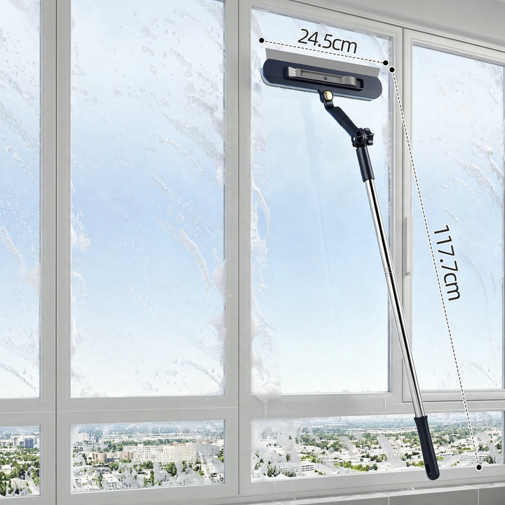 Window cleaner with adjustable angle