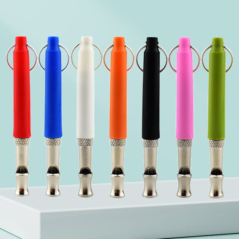 Plastic dog whistle, multiple colors