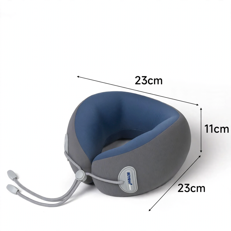 Memory foam neck support pillow